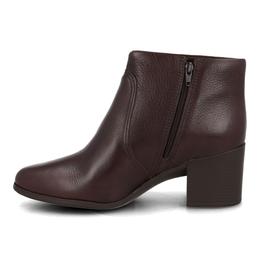 Bota Bottero Casual Couro Marrom Feminina vista detalhada para ajuste e conforto
